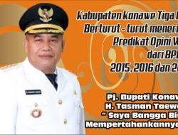 Tiga Kali Raih WTP, Pj. Bupati Konawe Bangga Bisa Pertahankan Predikat Tersebut
