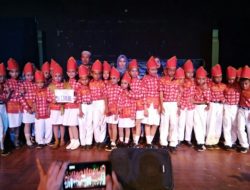 SDN Sabilambo Juara Lomba Musik Tradisional Diperayaan