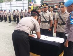 Wakapolres Pimpin Sertijab, Lima Kasat dan Kapolsek Duduki Jabatan Baru