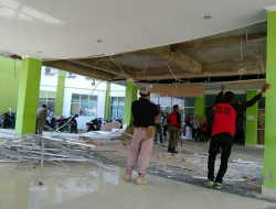 Belum Lama Dikerja Plafon RSUD Muna Ambruk, Anggaran Proyek Puluhan Miliar