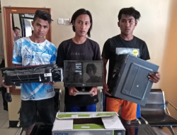 3 Warga Lasusua Spesialis Pencurian Barang Elektronik Diringkus Aparat