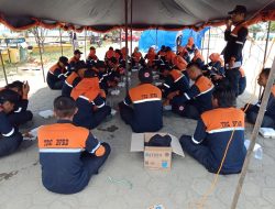 Meningkatkan Penanganan Bencana,  BPBD Kolaka Gelar Gladi Posko