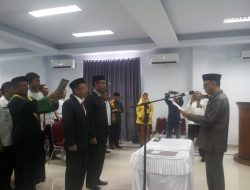 Dua Pejabat Struktural Pemda Kolut di Lantik