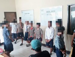 Kedapatan Hiruf Lem Fox,11 Siswa SMP di Amakan Polisi