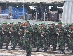 450 Personil Satgas Pamtas Ri-PNG Yonif 725/woroagi Kendari Bertugas ke Papua