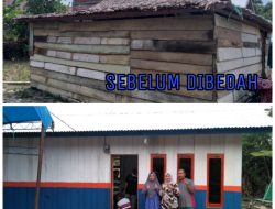 Dikmudora Ramai-ramai Bedah Rumah Milik Guru di Koltim