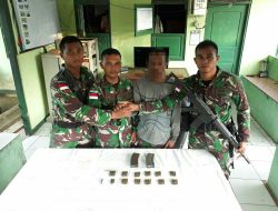 Berbekal Binter, Seorang Warga Keerom Serahkan Magasen serta Puluhan Munisi