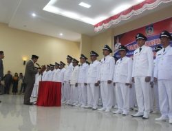 Hargai Proses Demokrasi, Bupati tetap Lantik Kades Tokai