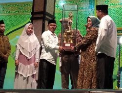Kafilah Kecamatan Wangi-Wangi Selatan Juara Umum MTQH ke- X