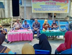 Reses di Dapil Empat, Masyarakat Mintah Perhatian Pemerintah Masalah GTT