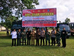 Siapkan Pengamanan Pemilu 2019, Polres Wakatobi Laksanakan Apel Gelar Pasukan