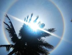 Fenomena Halo Matahari di Langit Kolut