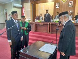 Kaharudin Resmi Dilantik sebagai Anggota DPRD Muna Hasil PAW