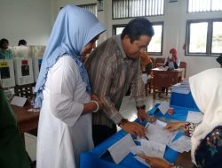 Unggul Prabowo di TPS Empat,Tempat Penjoblosan Bupati Muna