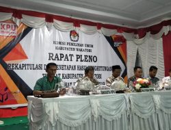 Pleno KPU Wakatobi Tuntas, Jaga Amanat Pesta Demokrasi yang Jujur, Adil dan Transparan