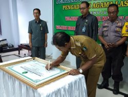 Komitmen Wujudkan Wilayah Bebas Korupsi, Pemda dan PA Kolut Canangkan Zona Integritas