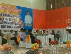 Bupati Mubar Hadiri Safari Ramadhan di Masjid Nur Iman Kambara