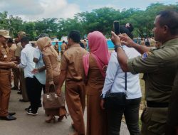 Hari Pertama Berkantor, Pemda Mubar Gelar Halal Bihalal