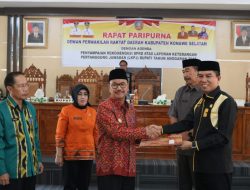 Pemda Konsel Sampaikan Tanggapan Atas Pandangan Fraksi