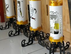 Ditangan Pemuda Kreatif ini, Limbah Pipa Paralon PVC Disulap Menjadi Lampu Hias