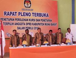KPU Mubar Gelar Pleno Penetapan Calon Terpilih DPRD Hasil Pemilu 2019