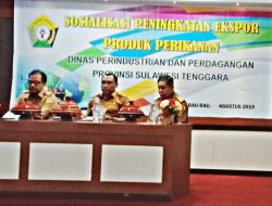 Disperindag Sultra Sosialisasi Produk Ekspor Kemaritiman di Baubau