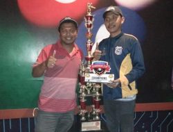 Fahri Harumkan Nama Mubar pada Kejuaraan Bilyard Gubernur Cup
