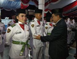 Ini Pesan Bupati Wakatobi pada Anggota Paskibraka saat Pengukuhan
