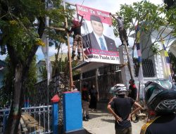 Perintah Bupati Muna, Sat Pol PP Kembali Tertibkan Baliho Rajiun Tumada