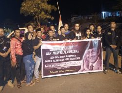 Mengenang Jasa BJ.Habibie, Puluhan Wartawan Kolaka Aksi Seribu Lilin