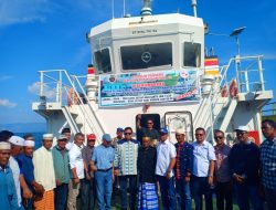 Bupati Muna Resmikan KM Gandha Nusantara, Penyebrangan Raha – Maligano Gratis