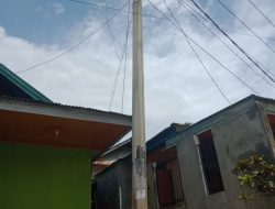 Memiliki Tegangan Listrik, Tiang Dipengarangan Dikeluhkan Warga
