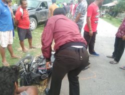 Lakalantas di Dipergantian Tahun, Tewaskan Pengemudi Motor Asal Mubar