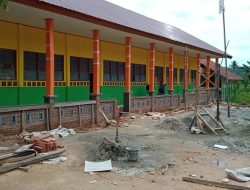 Rahab Berat Bangunan SDN 3 Ulunggolaka Belum Rampung, Masa Pekerjaan Sudah Habis
