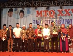 Penutupan MTQ Tingkat Kabupaten Muna, Lohia Raih Juara Umum