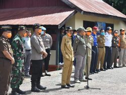 Bersinergi Polres, Pemkot Baubau Semprot Disinpektan pada 19 Titik Wilayah Kota Baubau