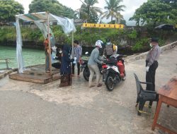 TNI-Polri Serta Tim Kesehatan di Pulau Binongko Kompak Melaksanakan Pencegahan Penyebaran Covid-19