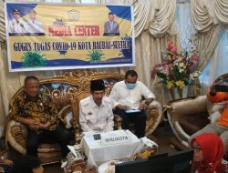 Gubernur Ali Mazi Terima Laporan Situasi Covid-19 dari Wali Kota Baubau Melaui Teleconference