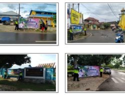 Dalam Operasi Keselamatan Anoa-2020 Sat Lantas Polres Wakatobi Edarkan Ratusan Brosur