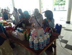 Gelar Pasar Murah, Disperindag Muna Terapkan Protokol Physical Distancing