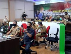 Bupati Kolaka Rakornis TTMD Melalui Video Conference
