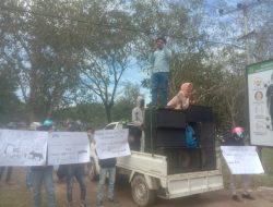 FP3 SULTRA Gelar Demo Terkait Kasus PT.Naga Bara Perkasa