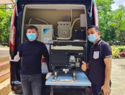 Wabup Konawe, Serahkan Mobil PCR Kepada Pihak BLUD RS Konawe