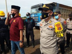 Polres Konawe Lakukan Pengamanan Unjuk Rasa Di PT Obsedian Stainless Steel