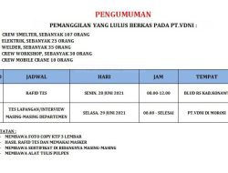 207 CTKL PT VDNI Bakal Penuhi Panggilan Tes Rapid