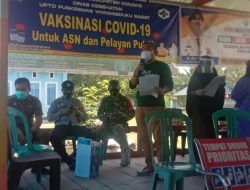 Alumni SMPN Puday Gelar Vaksinisasi Di Wonggeduku Barat. Ardin : Ini bentuk kegiatan kemanusiaan para Alumni