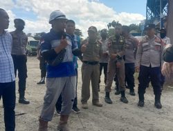 Gema Blokade Jalan Masuk Bathcing Plant Milik PT SJS