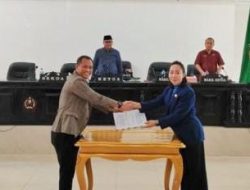 DPRD Konawe Gelar Rapat Paripurna Penandatanganan Nota Kesepahaman Rancangan APBD-P 2022