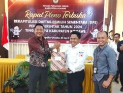 KPU Konawe Tetapkan 184.027 DPS Pemilu 2024 Mendatang