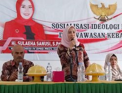 Ketua Komisi IV DPRD Sultra, Gelar Sosialisasi Ideologi Pancasila Di SMAN 1 Unaaha